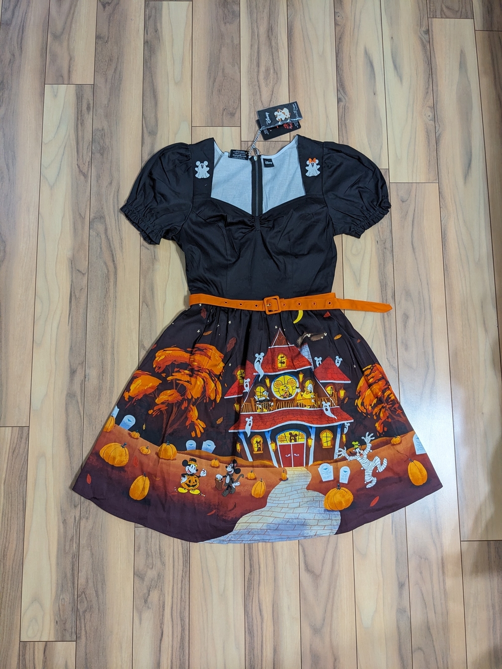NWT! The Stitch Shoppe Loungefly Disney Haunted House Allison Dress *Glow Dark M